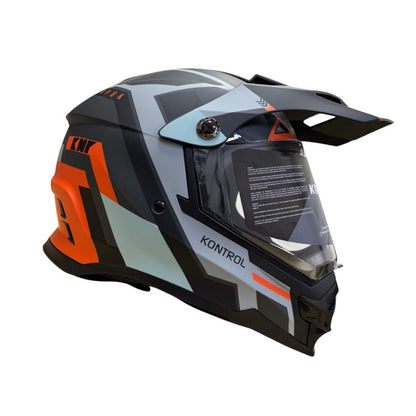 CASCO KONTROL 819-6 KAPUK MATE NEGRO NARANJA