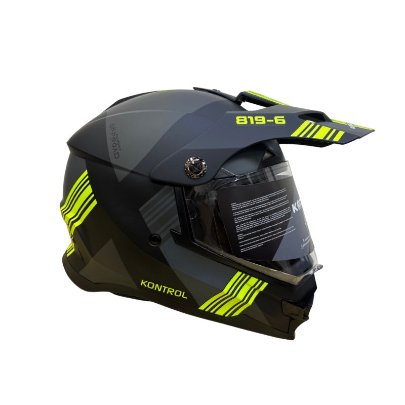 CASCO KONTROL 819-6 OXPORT MATE NEGRO AMARILLO