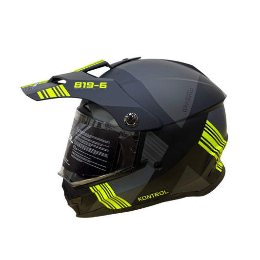 CASCO KONTROL 819-6 OXPORT MATE NEGRO AMARILLO