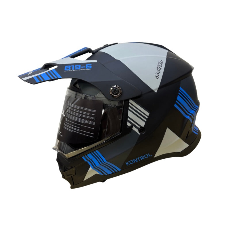 CASCO KONTROL 819-6 OXPORT MATE NEGRO AZUL