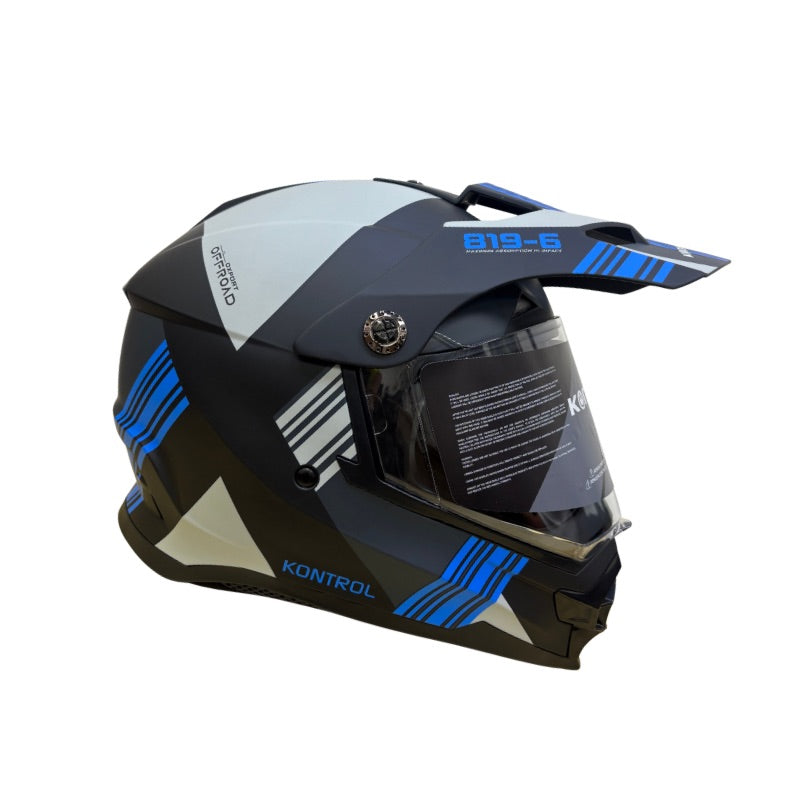 CASCO KONTROL 819-6 OXPORT MATE NEGRO AZUL