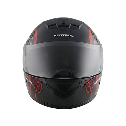 CASCO KONTROL 878 NORDIK NEGRO ROJO