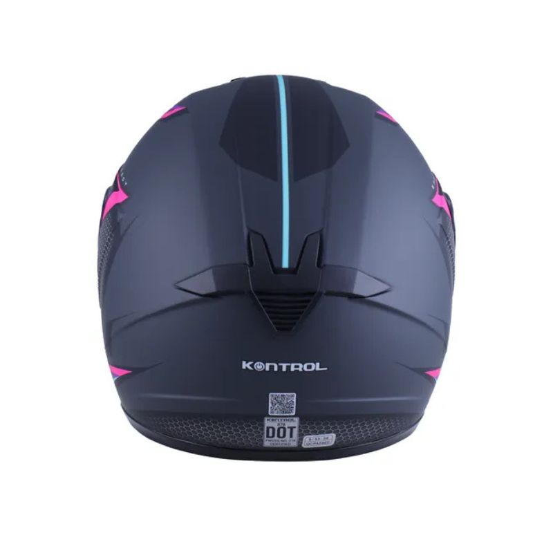 CASCO KONTROL 878 SPEEDY NEGRO ROSADO