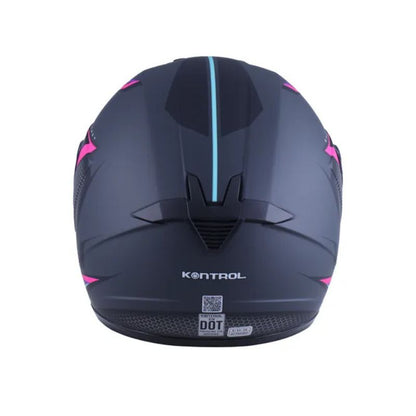 CASCO KONTROL 878 SPEEDY NEGRO ROSADO