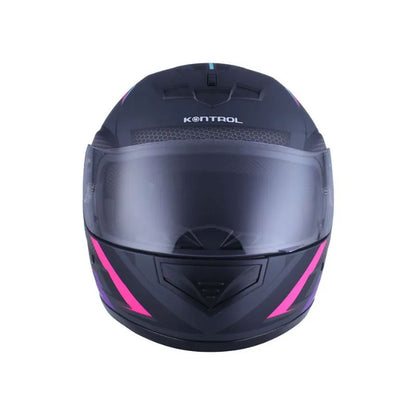CASCO KONTROL 878 SPEEDY NEGRO ROSADO