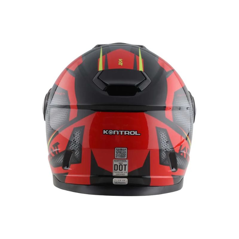 CASCO KONTROL M65 TOKEN NEGRO ROJO AMARILLO