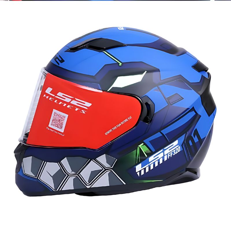 CASCO LS2 FF320 ANGEL AZUL