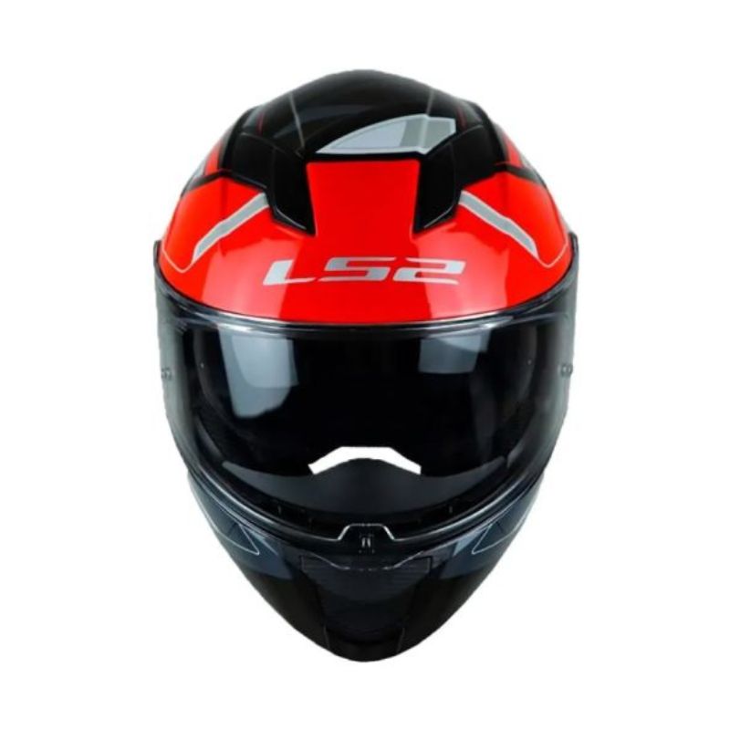 CASCO LS2 FF320 STREAM BORTHEX NEGRO ROJO