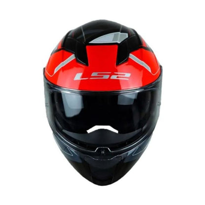 CASCO LS2 FF320 STREAM BORTHEX NEGRO ROJO