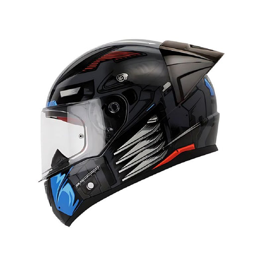 CASCO LS2 FF353SP ROBOT GRIS ROJO