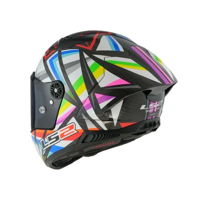 CASCO LS2 FF805 THUNDER C GP AERO FLASH BLANCO FULL COLOR
