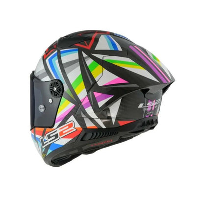 CASCO LS2 FF805 THUNDER C GP AERO FLASH BLANCO FULL COLOR