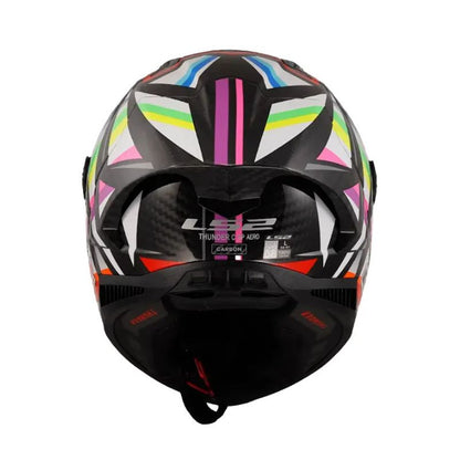 CASCO LS2 FF805 THUNDER C GP AERO FLASH BLANCO FULL COLOR