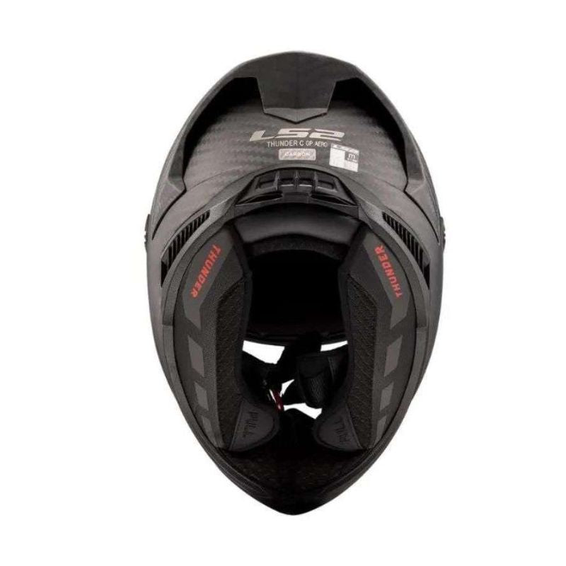 CASCO LS2 FF805 THUNDER C GP AERO SOLID MATE NEGRO