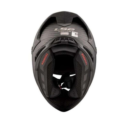 CASCO LS2 FF805 THUNDER C GP AERO SOLID MATE NEGRO