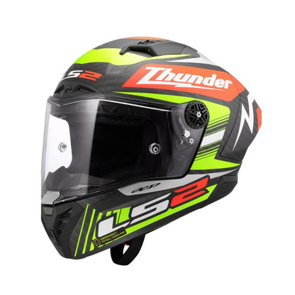 CASCO LS2 FF805 THUNDER GP AERO REPLICA MATE BLACK