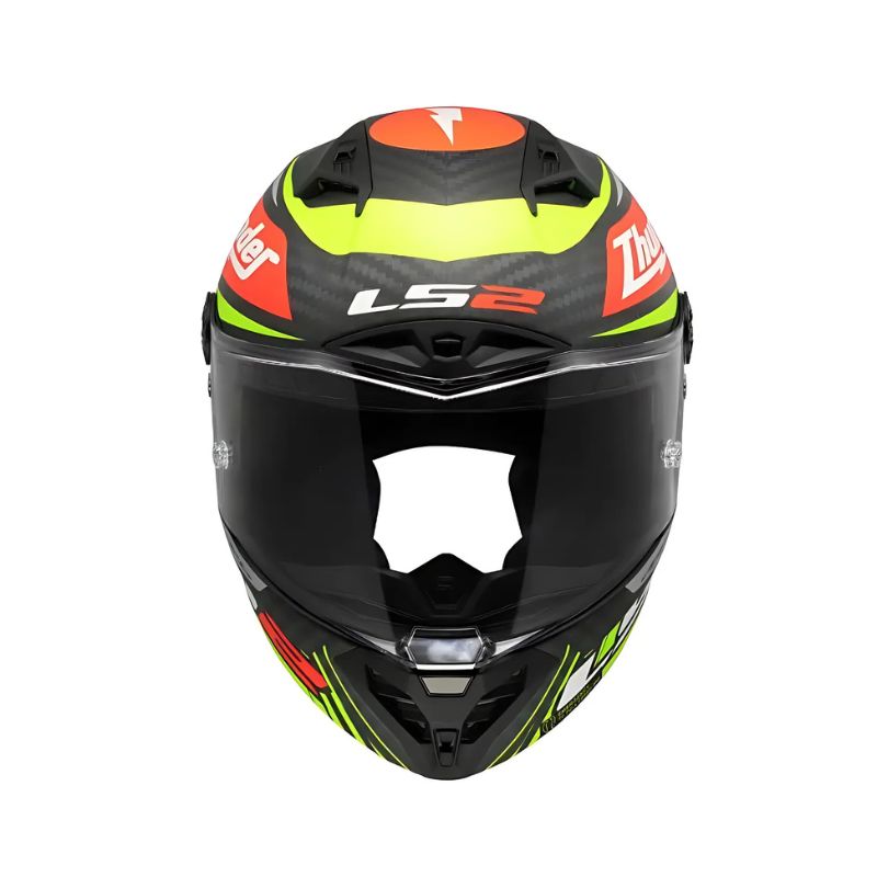 CASCO LS2 FF805 THUNDER GP AERO REPLICA MATE BLACK