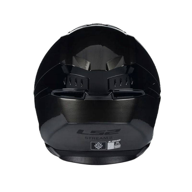 CASCO LS2 FF808 STREAM II JEANS TITANIO VISOR IRIDIUM PLATA