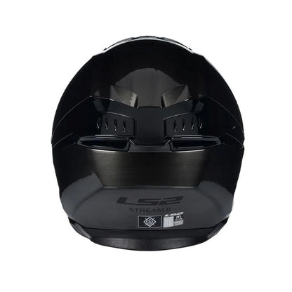 CASCO LS2 FF808 STREAM II JEANS TITANIO VISOR IRIDIUM PLATA