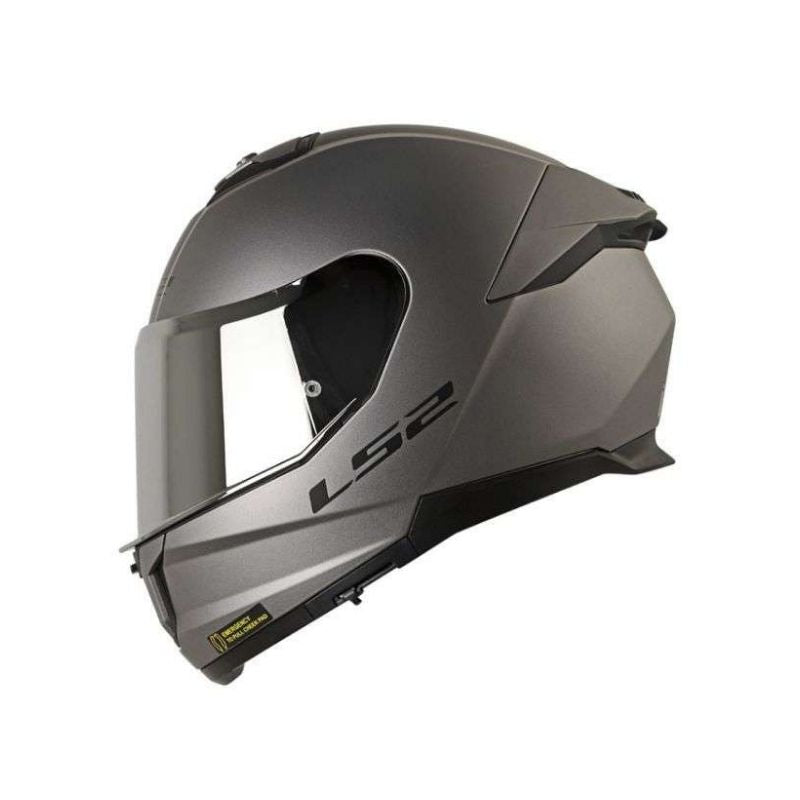 CASCO LS2 FF808 STREAM II SOLID MATE GRIS METALIZADO IRIDIUM