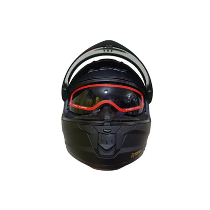 CASCO LS2 FF808 STREAM II SOLID MATE NEGRO IRIDIUM DORADA