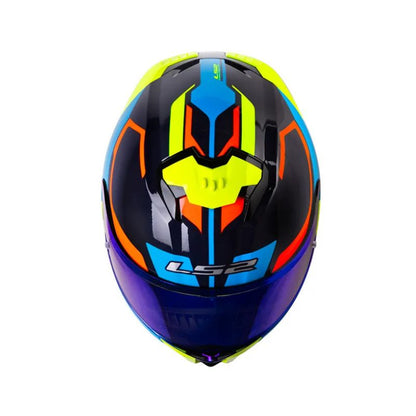 CASCO LS2 FF808 STREAM II TRIPPER AZUL OSCURO AZUL