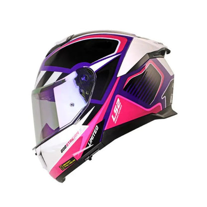 CASCO LS2 FF808 STREAM II XTRENTA MORADO FUCSIA