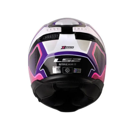 CASCO LS2 FF808 STREAM II XTRENTA MORADO FUCSIA