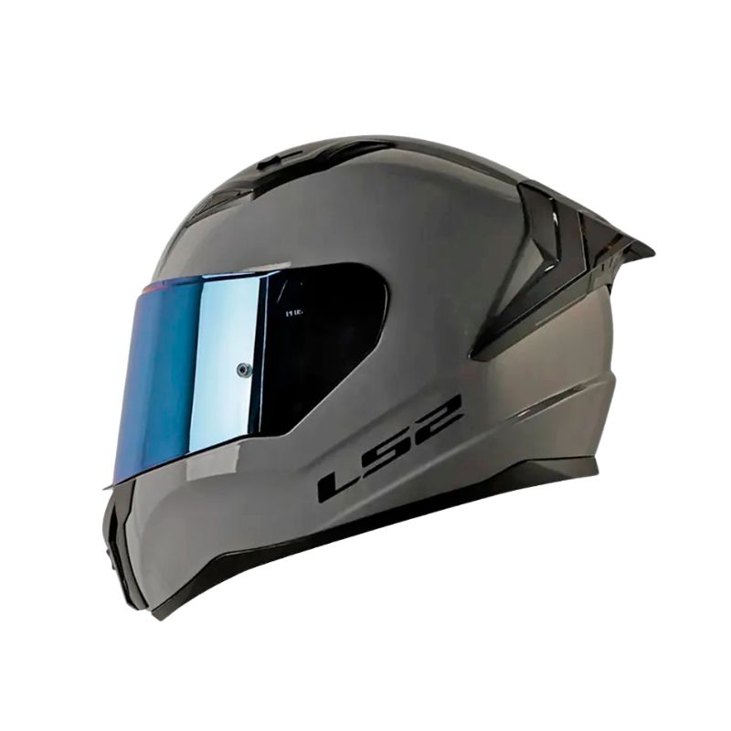 CASCO LS2 FF810 VIGO SOLID NARDO GRIS VISOIR IRIDIUM AZUL