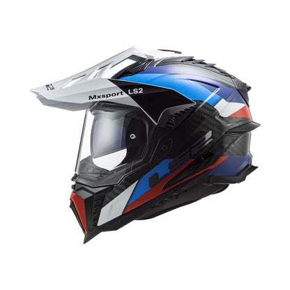 CASCO LS2 MX701 EXPLORER CARBON FRONTIER BLANCO AZUL