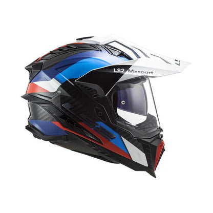 CASCO LS2 MX701 EXPLORER CARBON FRONTIER BLANCO AZUL
