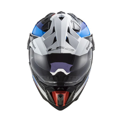 CASCO LS2 MX701 EXPLORER CARBON FRONTIER BLANCO AZUL