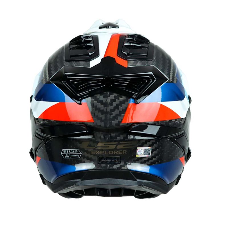 CASCO LS2 MX701 EXPLORER CARBON FRONTIER NEGRO AZUL