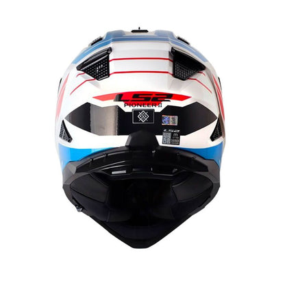 CASCO LS2 MX702 PIONEER II NAMIB BLANCO ROJO