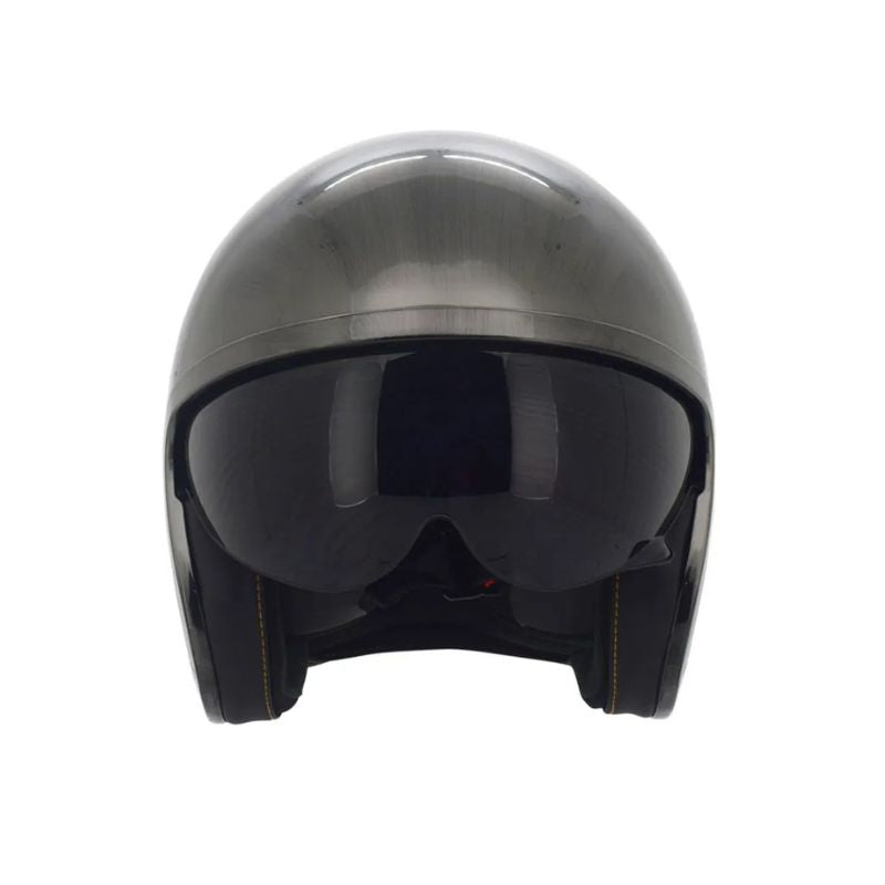 CASCO LS2 OF599 SPITFIRE II JEANS TITANIUM VISOR HUMO