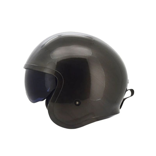 CASCO LS2 OF599 SPITFIRE II JEANS TITANIUM VISOR HUMO