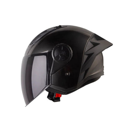 CASCO LS2 OF616 JEANS TITANIO VISOR HUMO