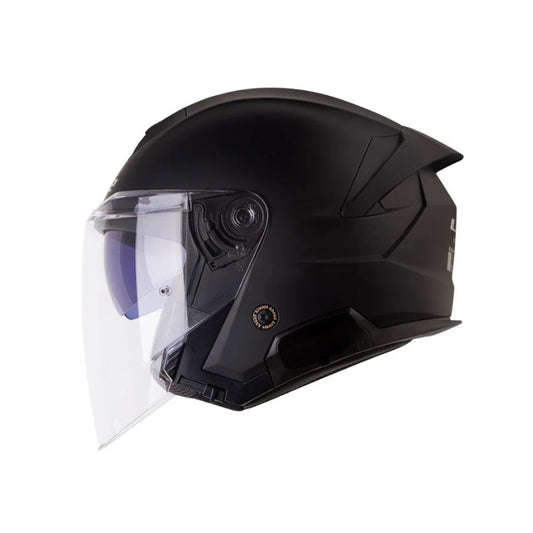 CASCO LS2 OF618 SOLID MATE NEGRO