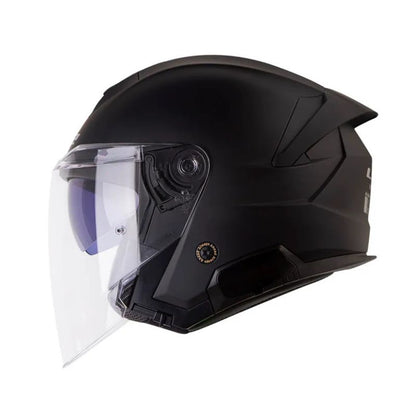 CASCO LS2 OF618 VERSO II SOLID MATE NEGRO
