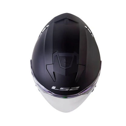 CASCO LS2 OF618 VERSO II SOLID MATE NEGRO