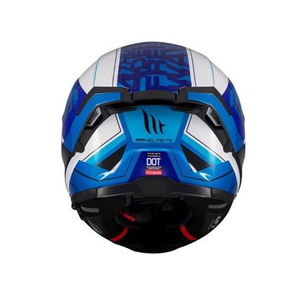 CASCO MT THUNDER4 SV FREEWAY AZUL BLANCO A17