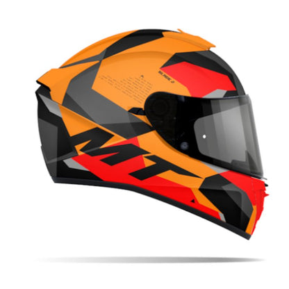 CASCO MT BLADE 2 SV FADE MATE NARANJA