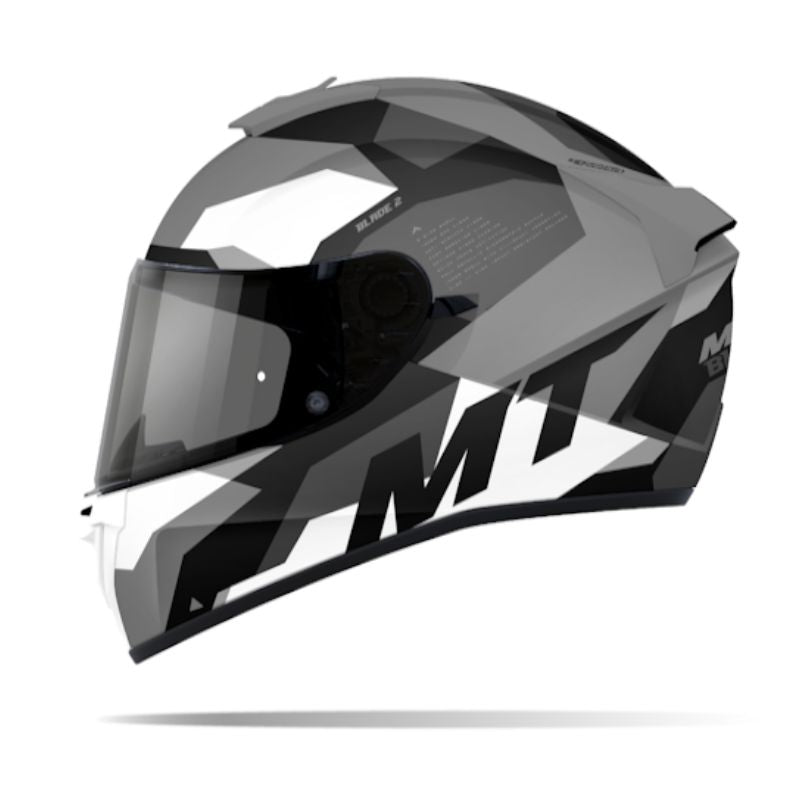 CASCO MT BLADE 2 SV FADE BLANCO GRIS