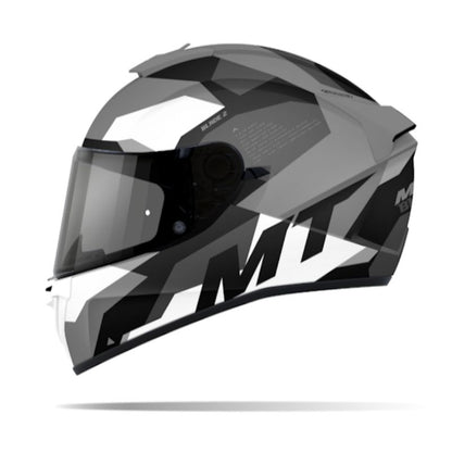CASCO MT BLADE 2 SV FADE BLANCO GRIS