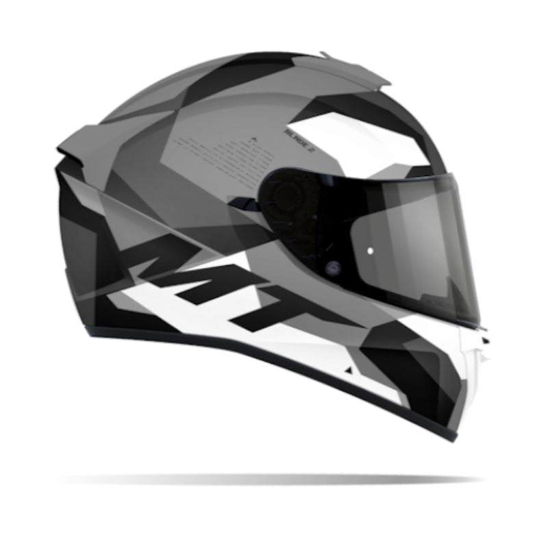 CASCO MT BLADE 2 SV FADE BLANCO GRIS