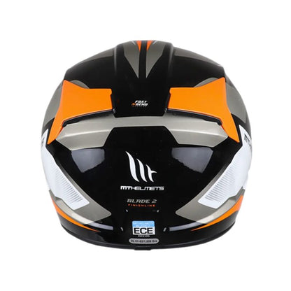 CASCO MT BLADE 2 SV FINISHLINE NARANJA NEON