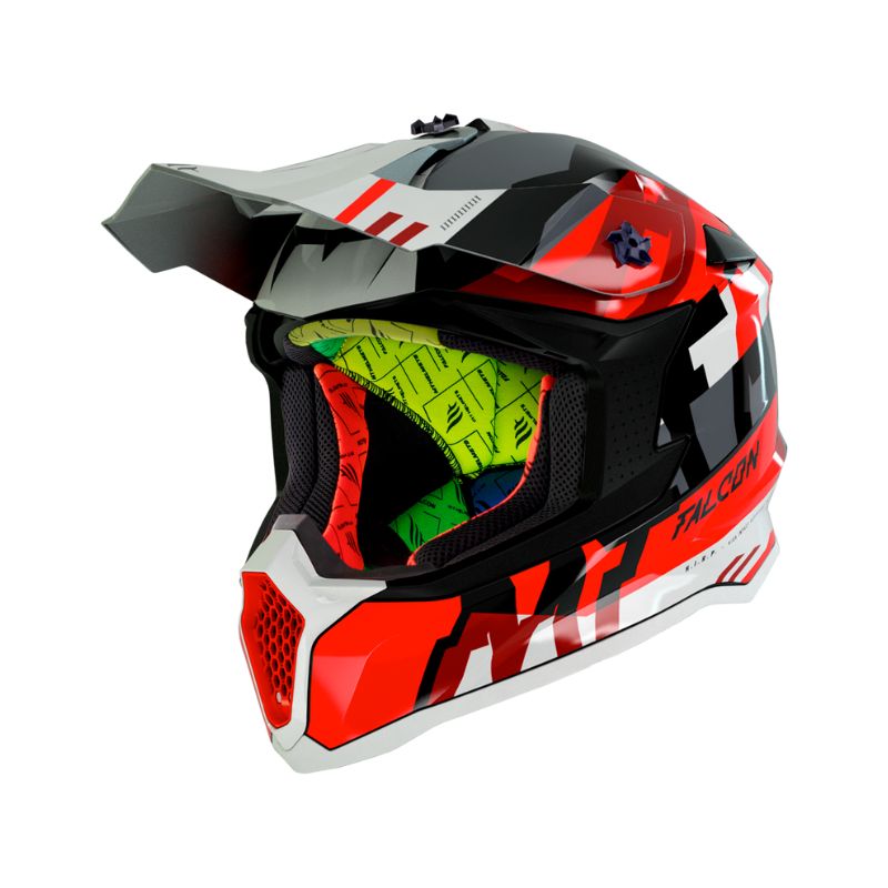 CASCO MT FALCON ARYA ROJO PERLA