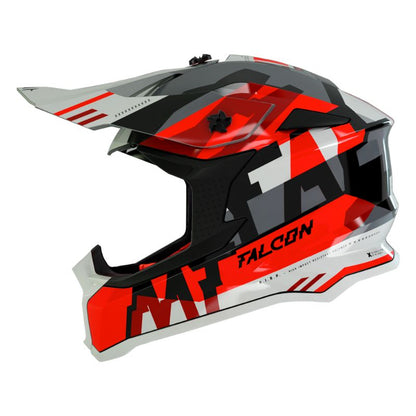 CASCO MT FALCON ARYA ROJO PERLA