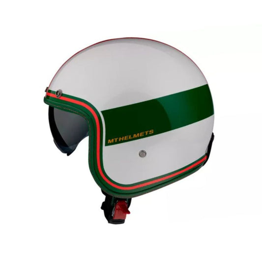 CASCO MT LE MANS 2 SV TANT ROJO BLANCO VERDE