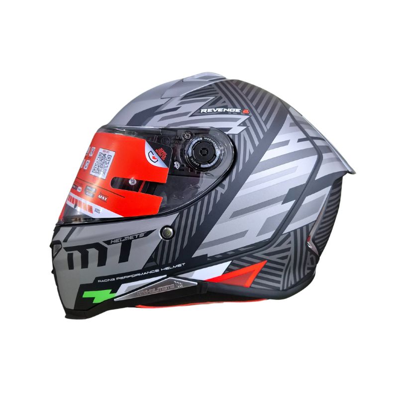 CASCO MT REVENGE 2S BRUSH MATE NEGRO GRIS